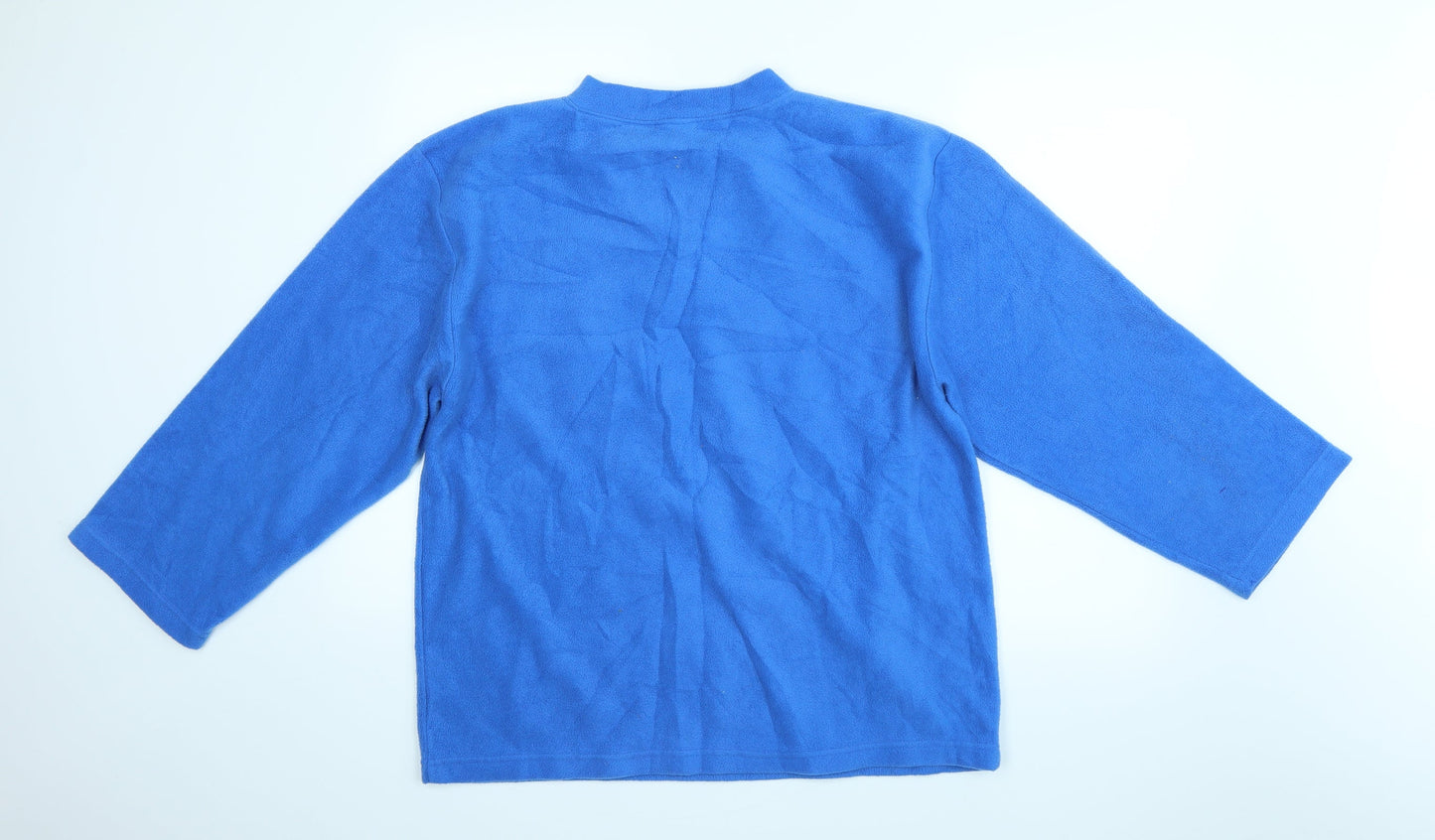 Preworn Womens Blue Solid  Top Pyjama Top Size M