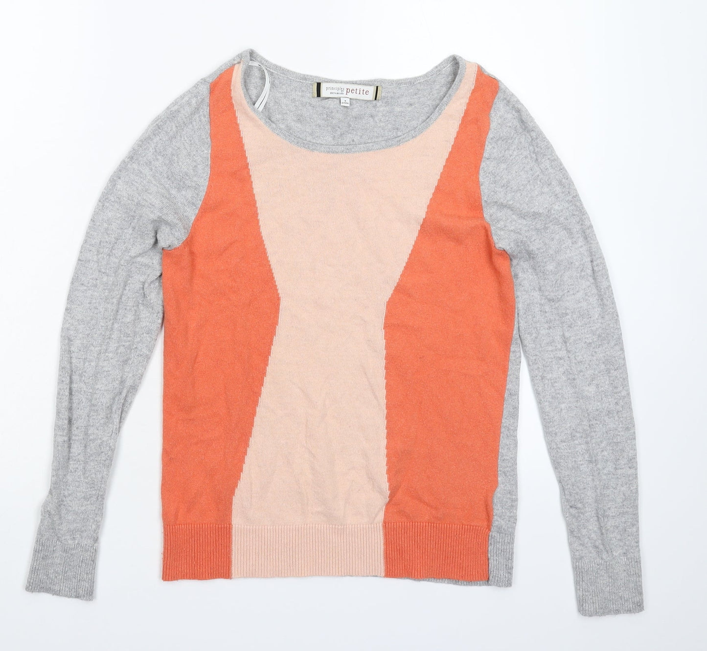 Principles Womens Multicoloured  Knit Pullover Jumper Size 8