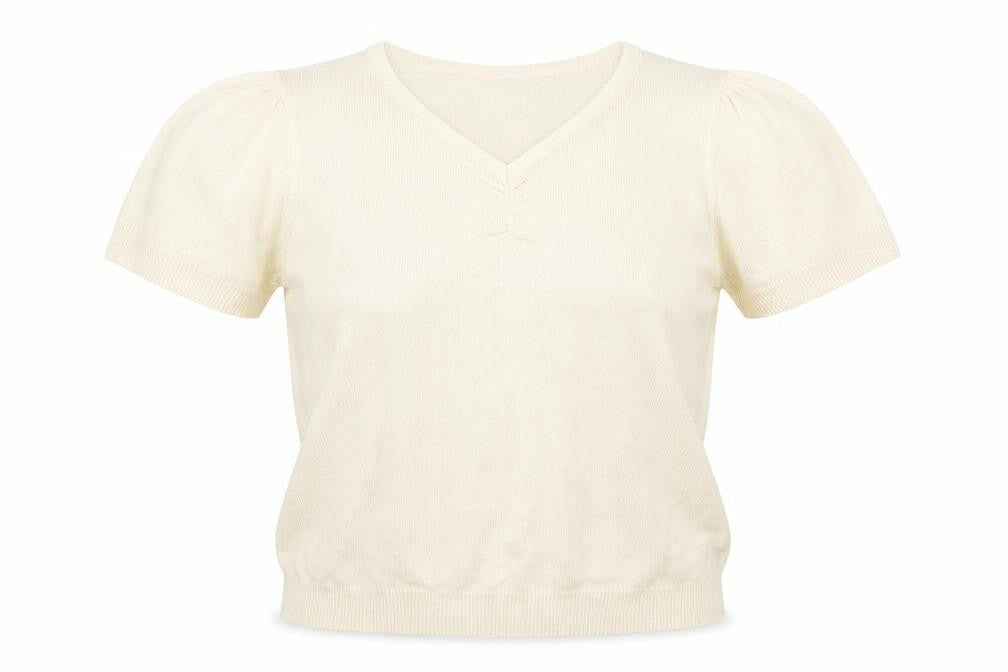 Essentials Collection Womens White   Basic T-Shirt Size 12