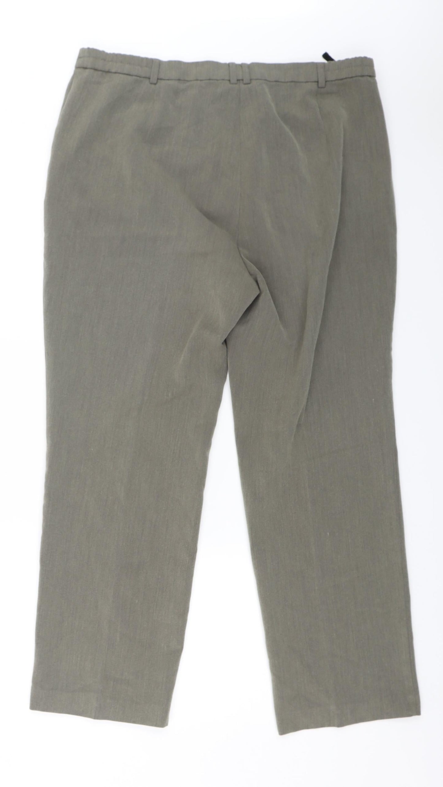 M&S Womens Grey   Dress Pants Trousers Size 16 L25 in
