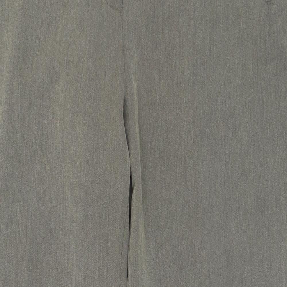 M&S Womens Grey   Dress Pants Trousers Size 16 L25 in