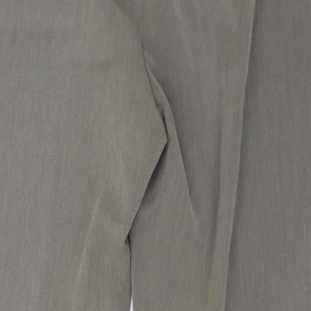 M&S Womens Grey   Dress Pants Trousers Size 16 L25 in