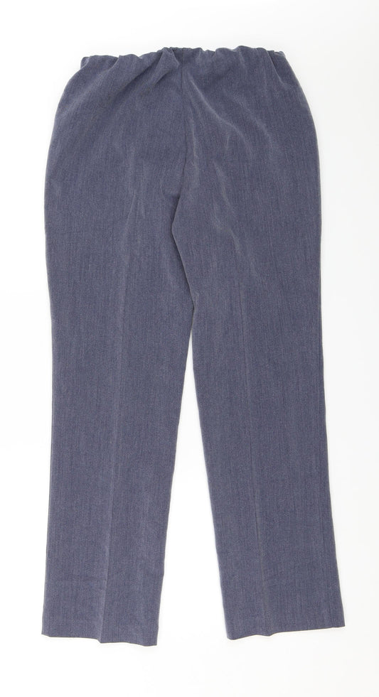 Bonmarché Womens Blue   Trousers  Size 10 L28 in