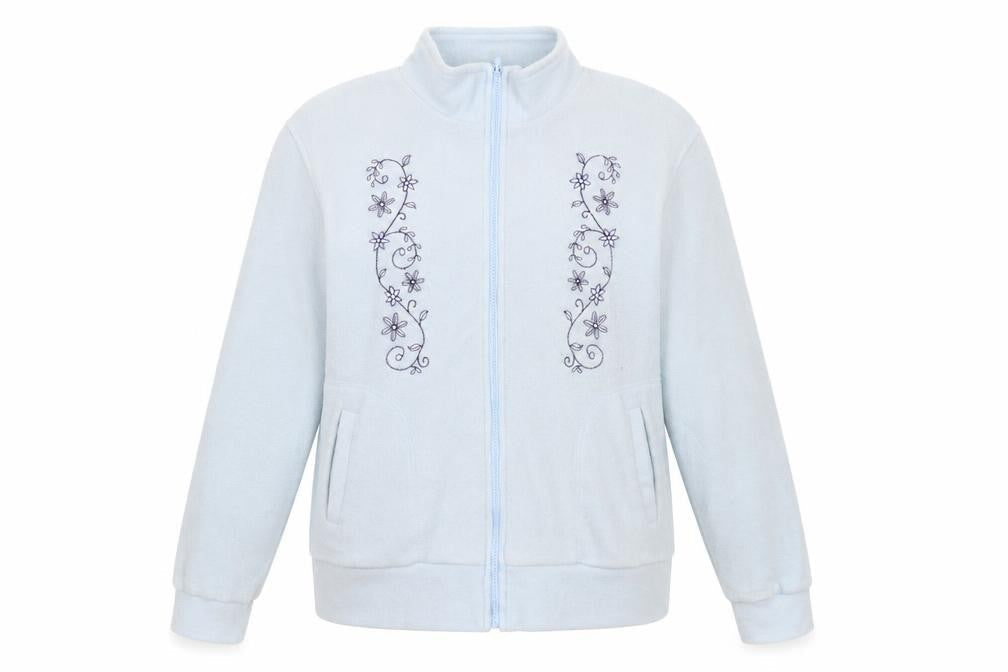Damart Womens Blue  Fleece Jacket  Size M