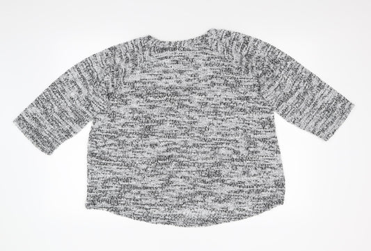 Dorothy Perkins Womens Grey   Pullover Jumper Size 16