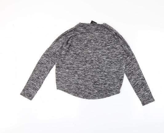 YD Girls Grey   Pullover Jumper Size 8-9 Years  - Reversible sequins