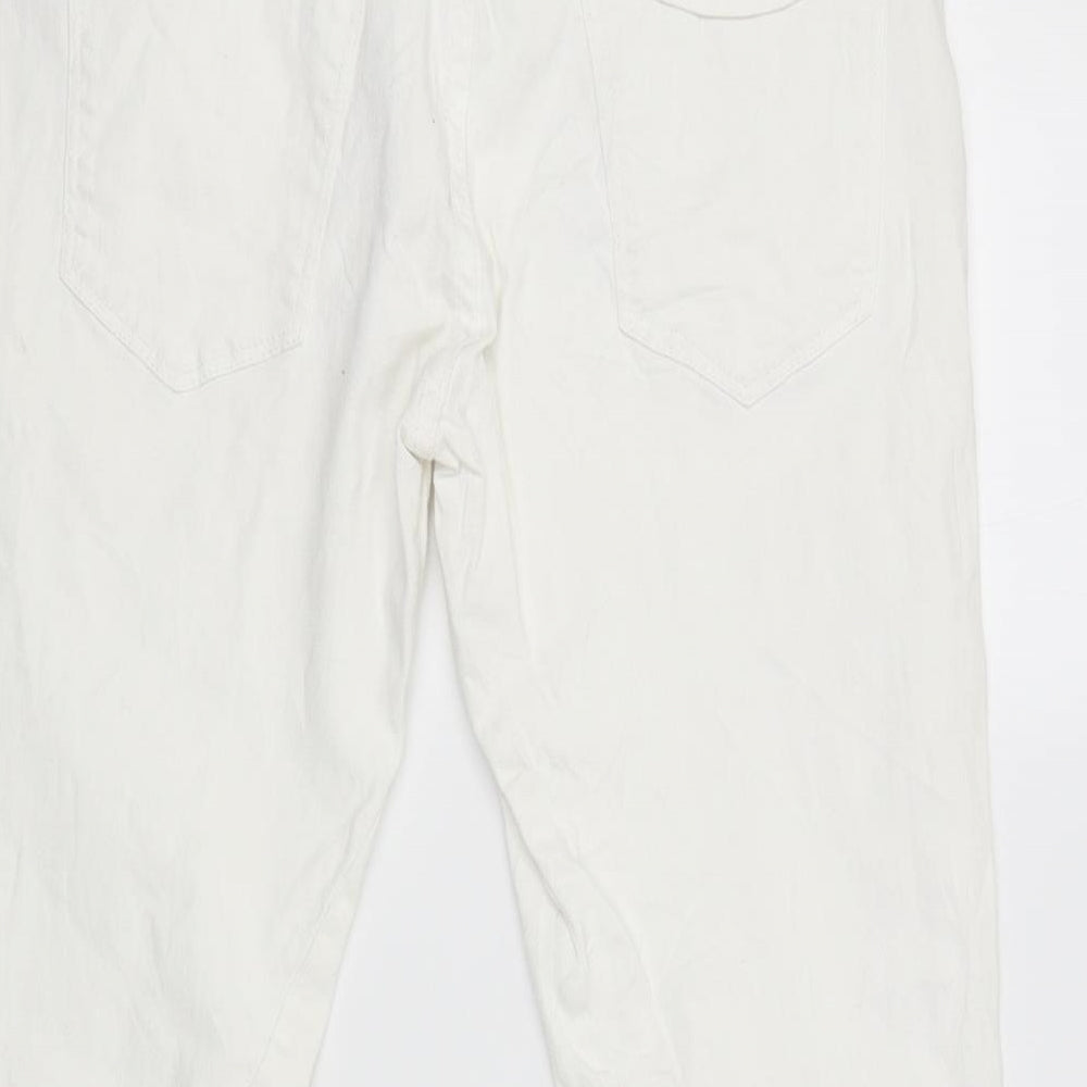 trend one Womens White   Cargo Trousers Size 42 L26 in
