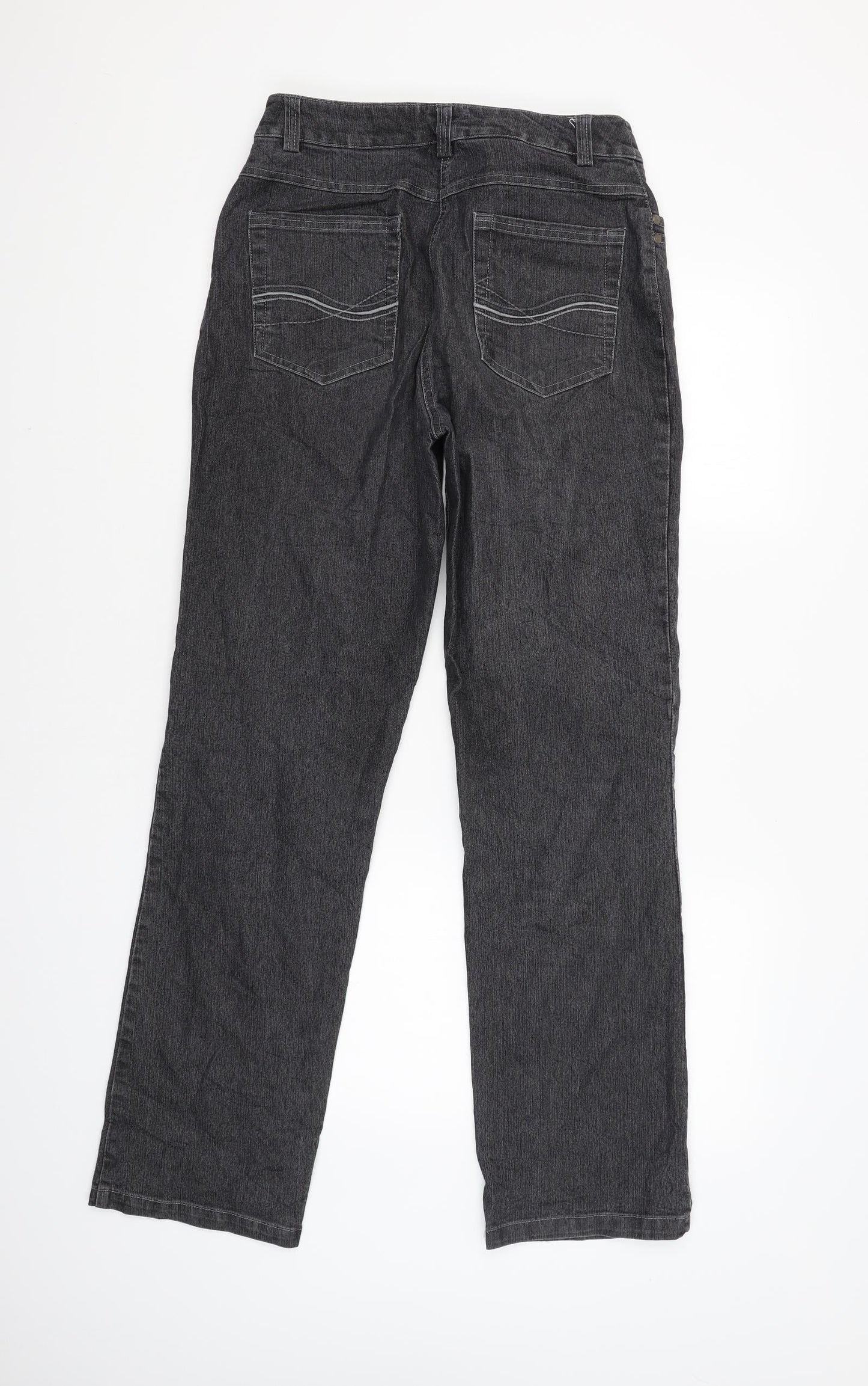 canda Womens Grey   Straight Jeans Size 12 L32 in