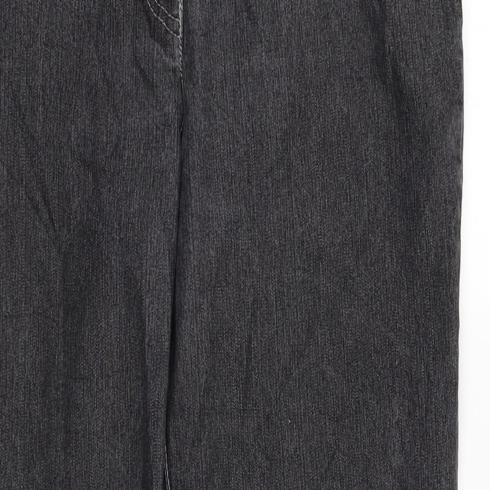 canda Womens Grey   Straight Jeans Size 12 L32 in