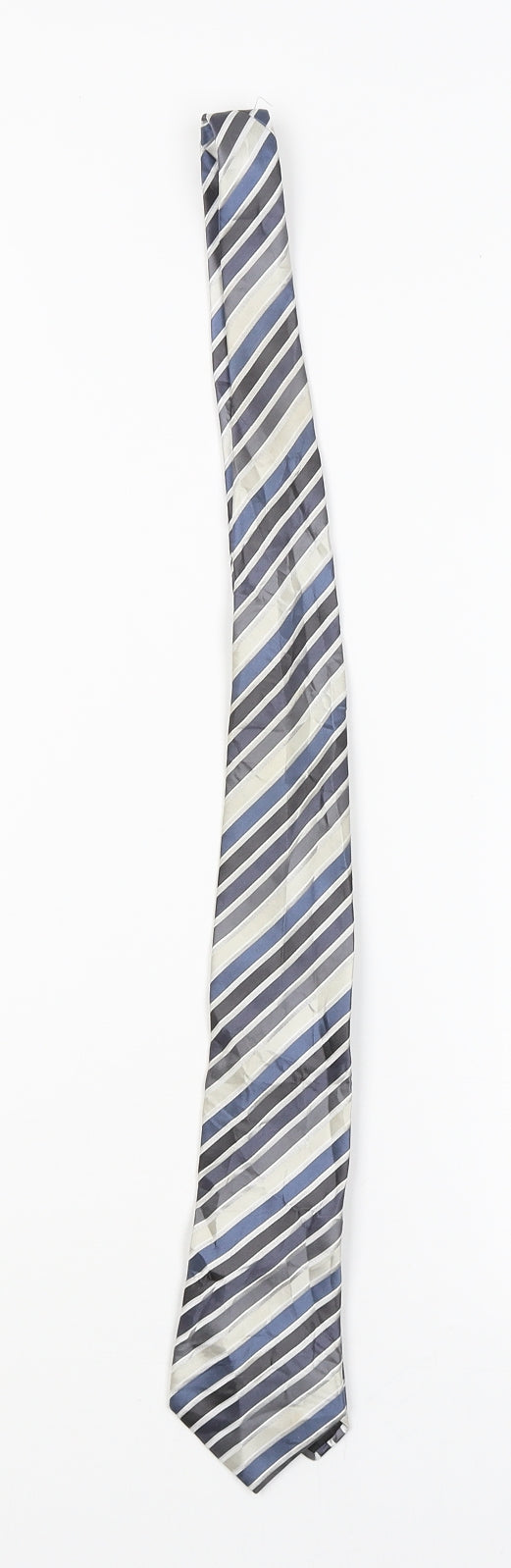 Marks & Spencer Mens Multicoloured Striped  Pointed Tie One Size