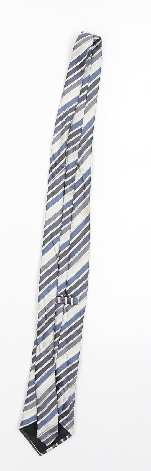 Marks & Spencer Mens Multicoloured Striped  Pointed Tie One Size