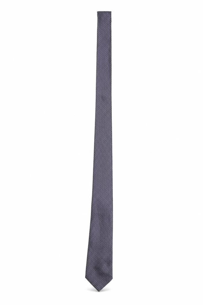Tailor & Cutter Mens Purple Geometric  Pointed Tie One Size