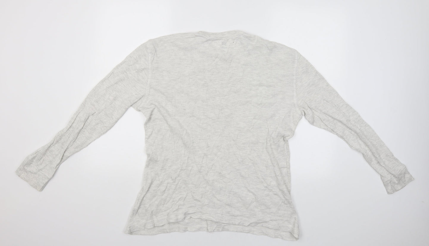 H&M Womens White   Pullover Jumper Size L