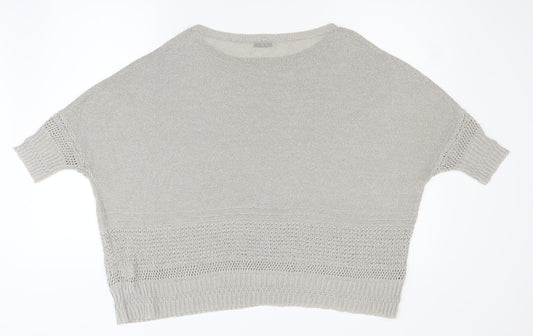 Artigiano Womens Silver   Pullover Jumper Size M