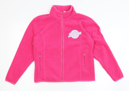 dimco Womens Pink   Full Zip Sweatshirt Size S