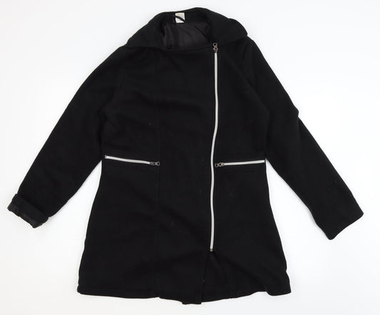 Le Redoute Womens Black   Overcoat Coat Size 10  - 10/12