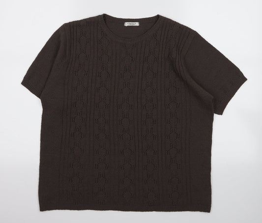 berketex Womens Brown   Basic T-Shirt Size M