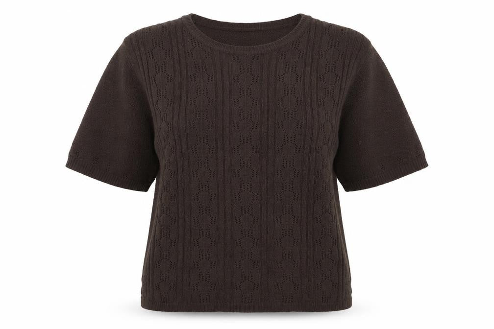 berketex Womens Brown   Basic T-Shirt Size M