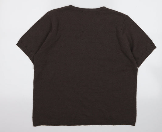 berketex Womens Brown   Basic T-Shirt Size M