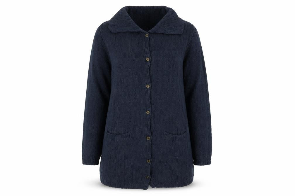 Preworn Womens Blue   Cardigan Jumper Size M