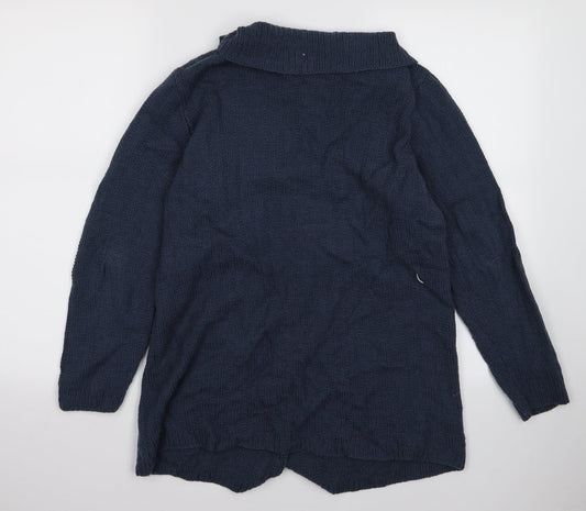 Preworn Womens Blue   Cardigan Jumper Size M