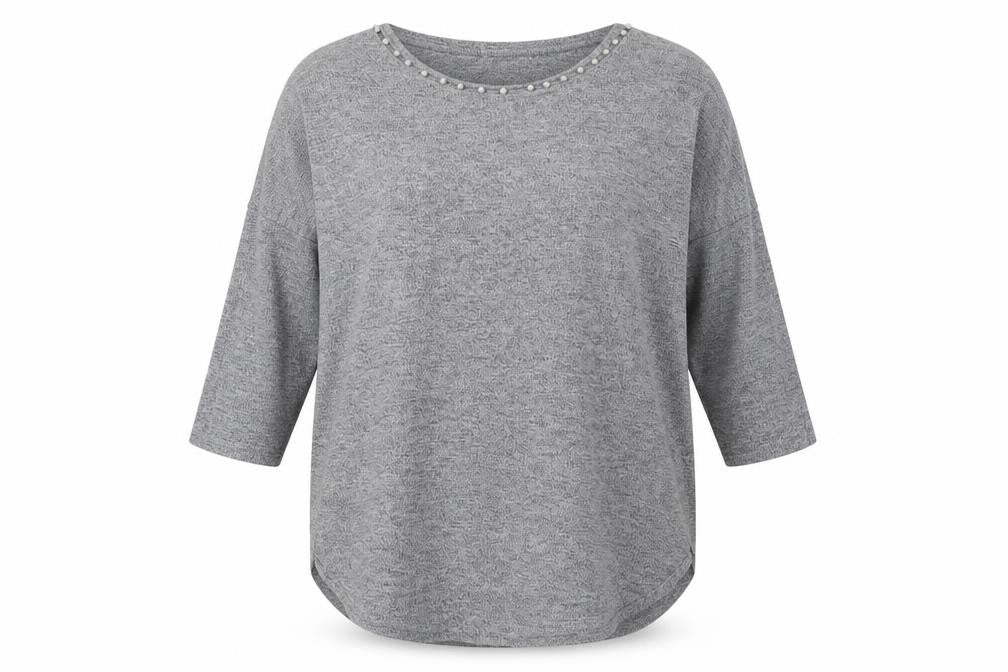 Front view of Papaya women’s green jumper, size XL