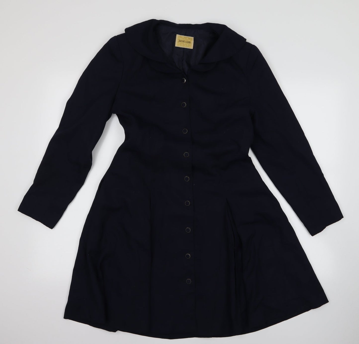 Preworn Womens Blue   Overcoat Jacket Size M