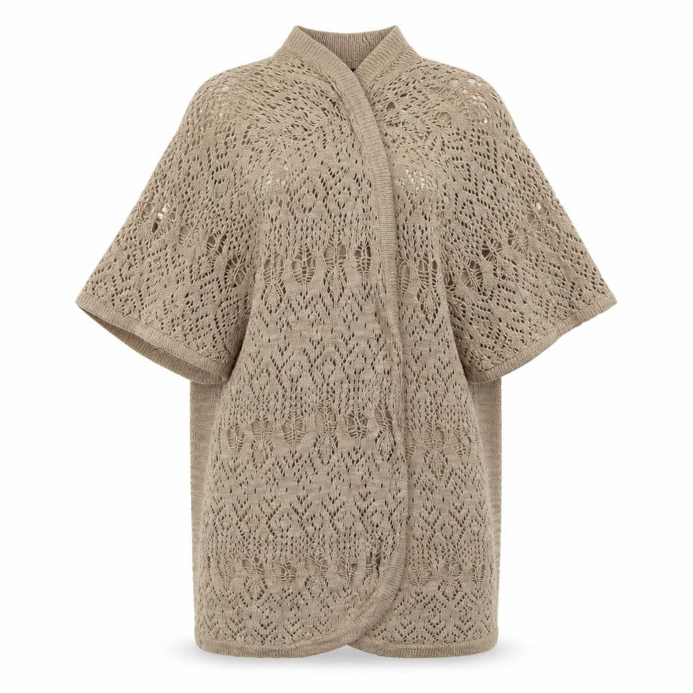 Womens UK L Regular Madison Beige Cardigan