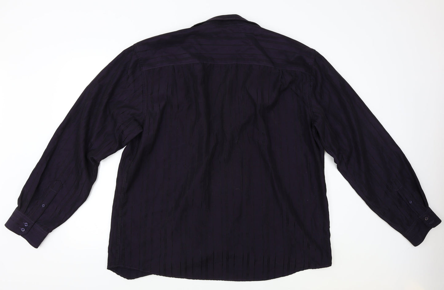 Urban spirit  Mens Purple Striped   Dress Shirt Size Big 2X