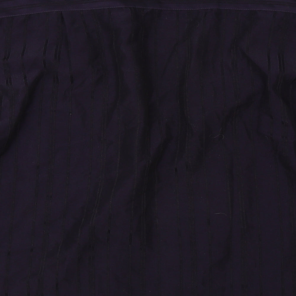 Urban spirit  Mens Purple Striped   Dress Shirt Size Big 2X