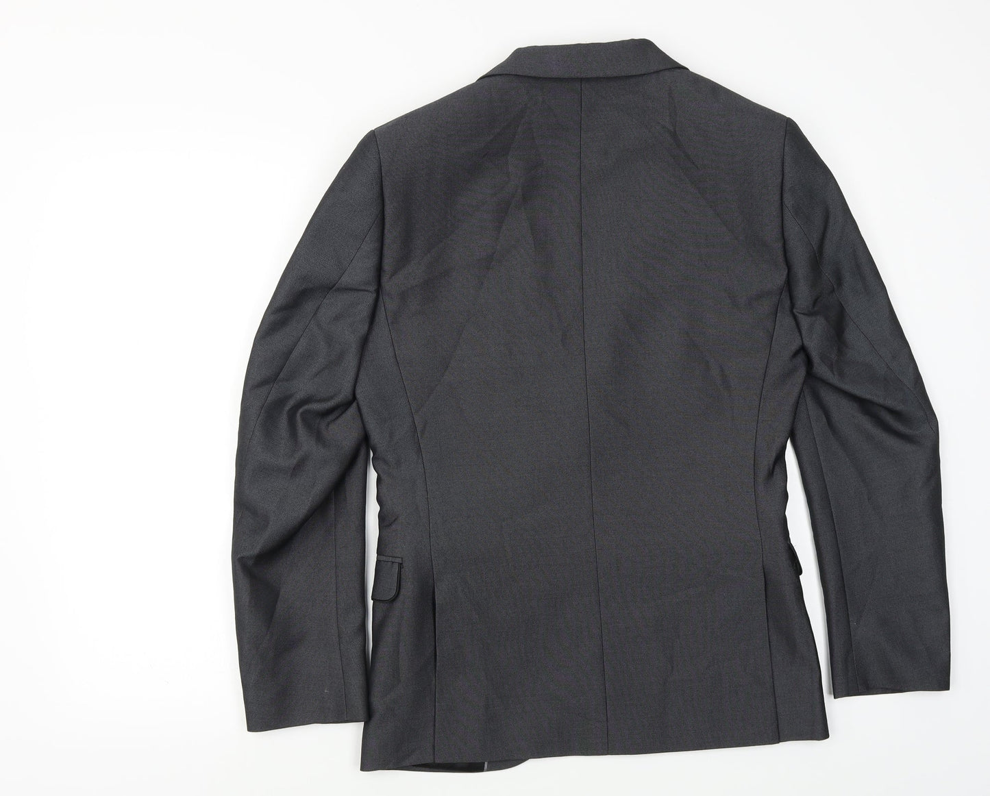 OneSix5ive Womens Grey Herringbone  Jacket Blazer Size S