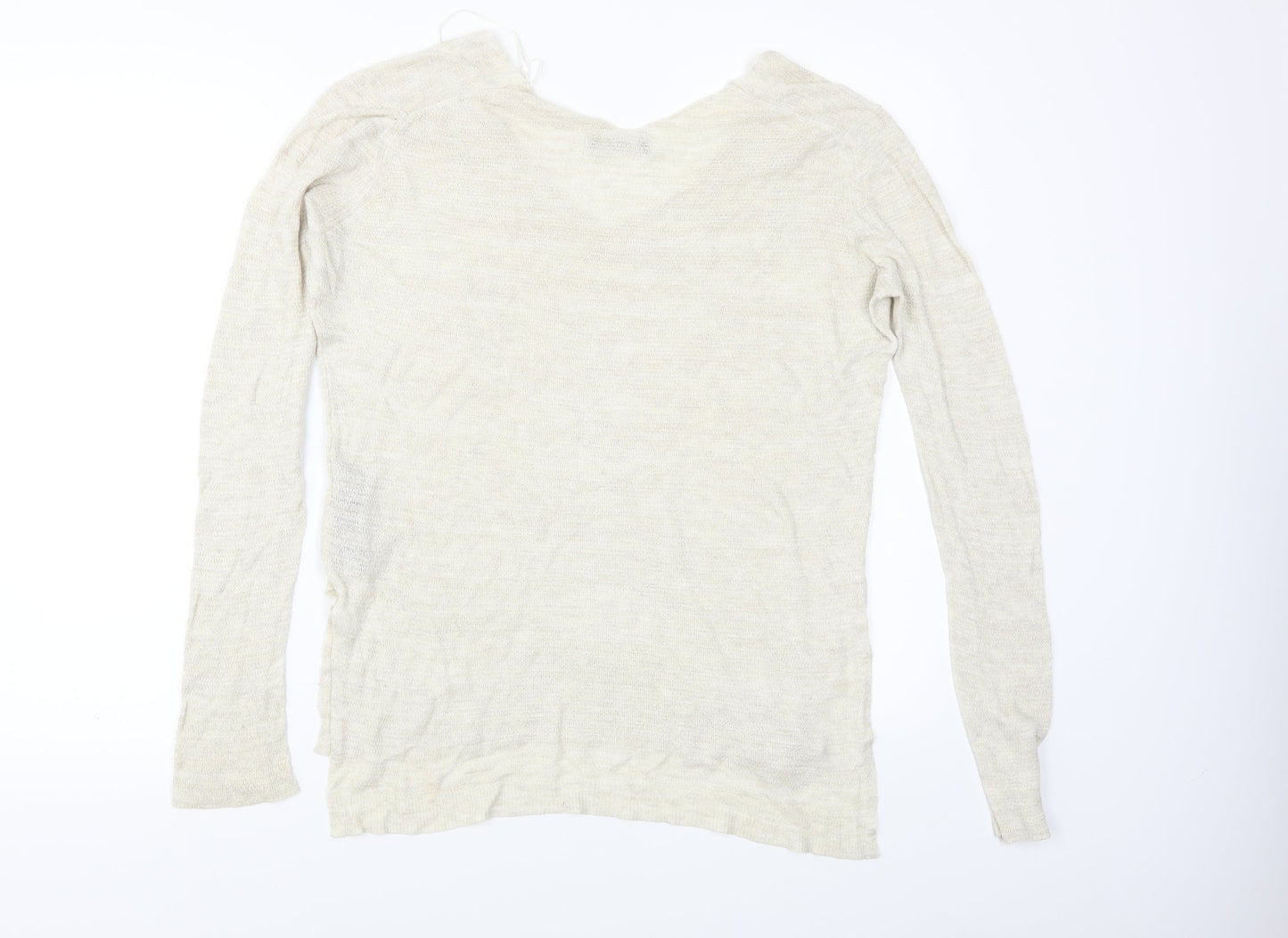 Zara Womens Beige   Pullover Jumper Size M