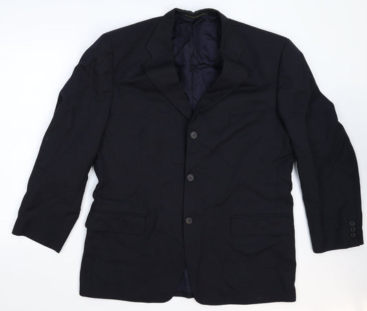 Marks and Spencer Mens Blue   Jacket Suit Jacket Size 44