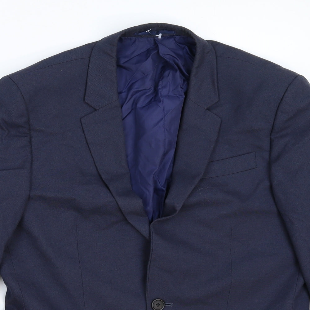 River Island Mens Blue   Jacket Suit Jacket Size 38