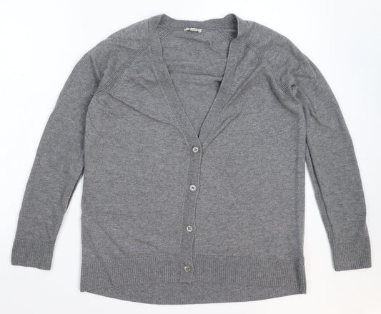 Gap Womens Grey  Knit Cardigan Jumper Size M