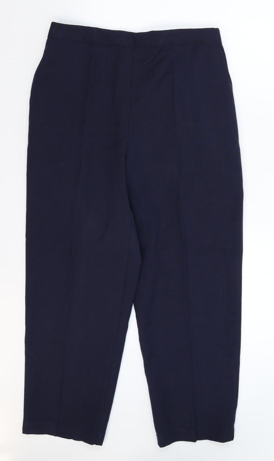Preworn Womens Blue   Trousers  Size 16 L26 in