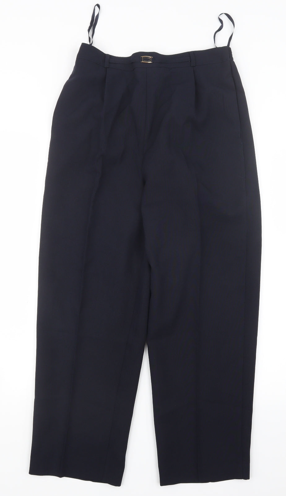 BM Womens Blue   Trousers  Size 10 L24.5 in