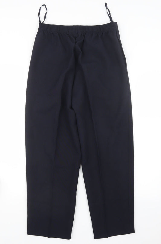 BM Womens Blue   Trousers  Size 10 L24.5 in
