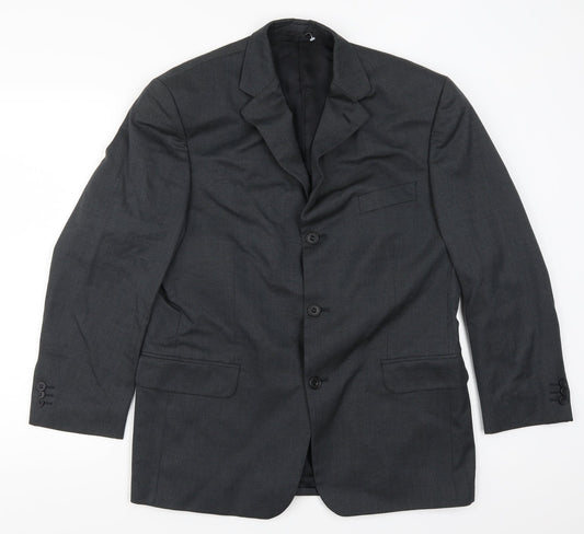 Scott & Taylor Mens Grey   Jacket Suit Jacket Size 38