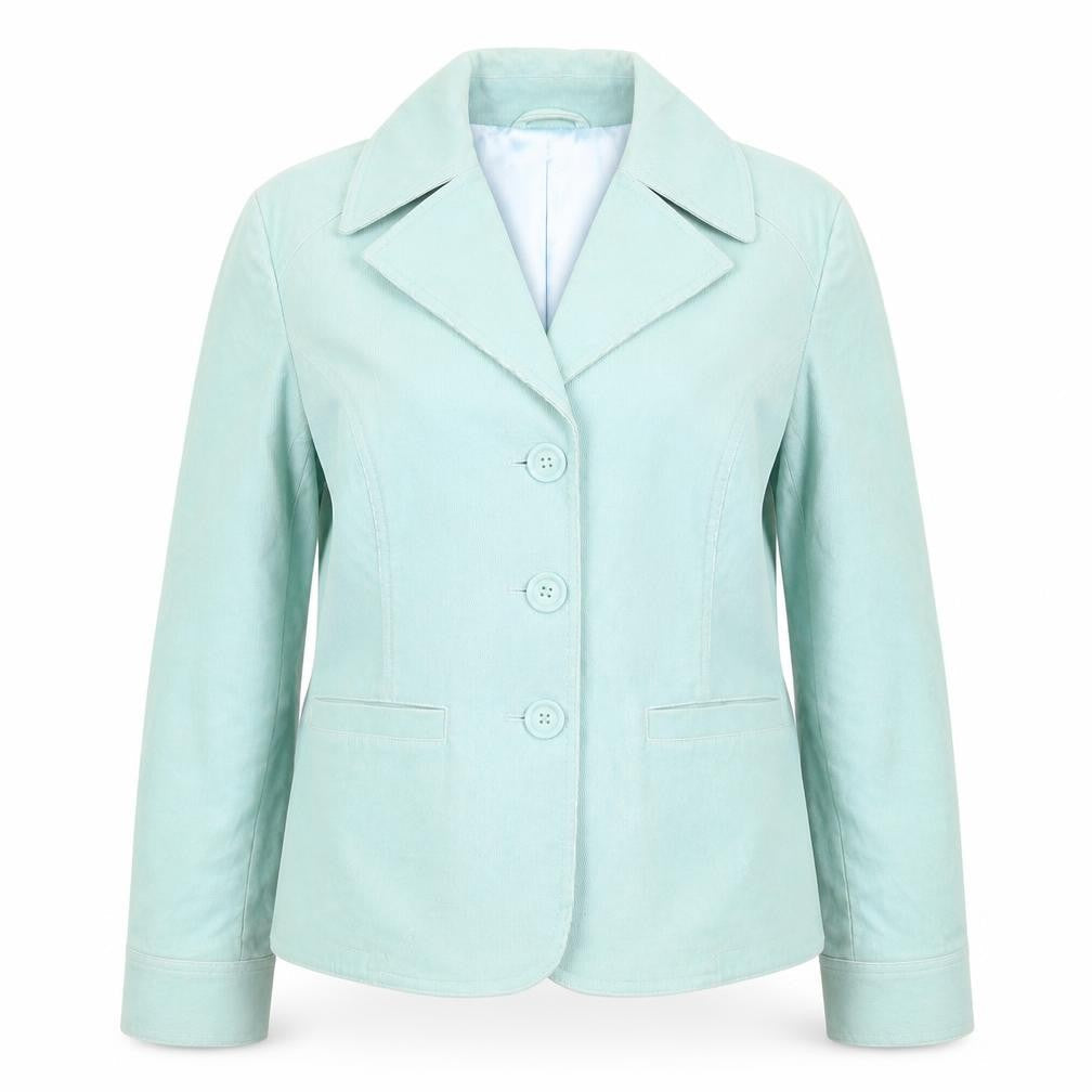 NEXT Womens Blue  Corduroy Jacket Suit Jacket Size 12
