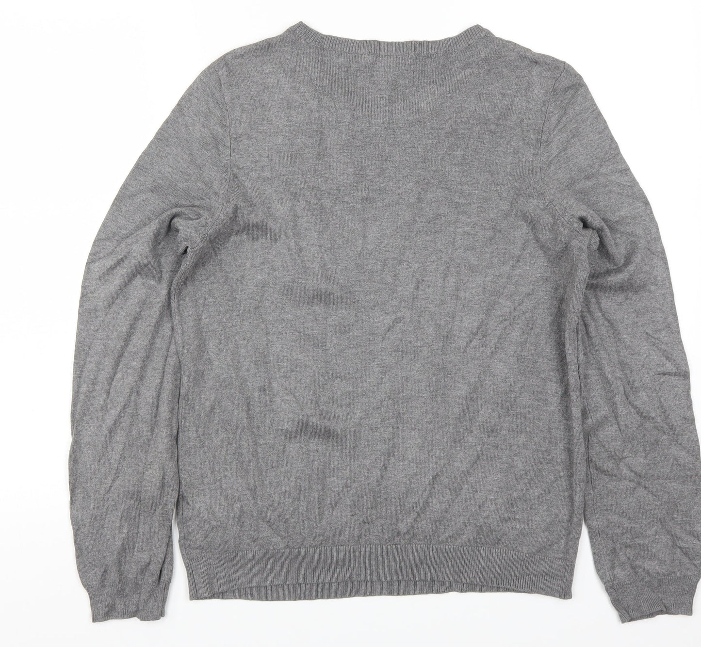 H&M Womens Grey   Pullover Jumper Size M