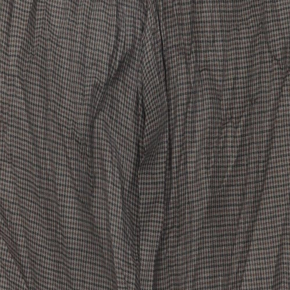 H&M Womens Brown   Trousers  Size 8 L24 in