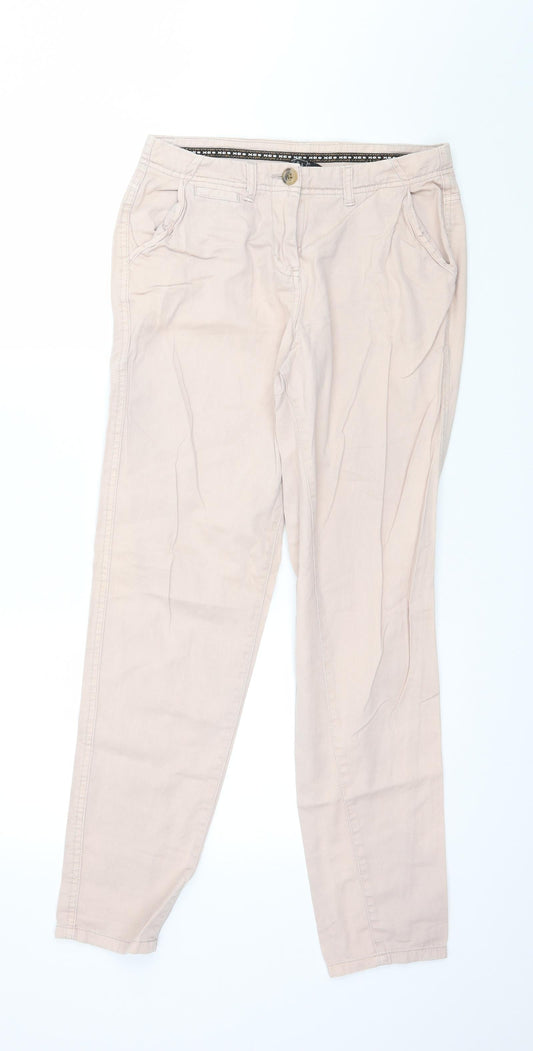 New Look Womens Pink   Trousers  Size 8 L28 in