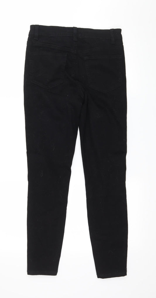 Denim & Co. Womens Black  Denim Skinny Jeans Size 10 L27 in