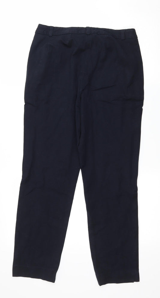 Marks and Spencer Womens Blue   Trousers  Size 10 L26 in