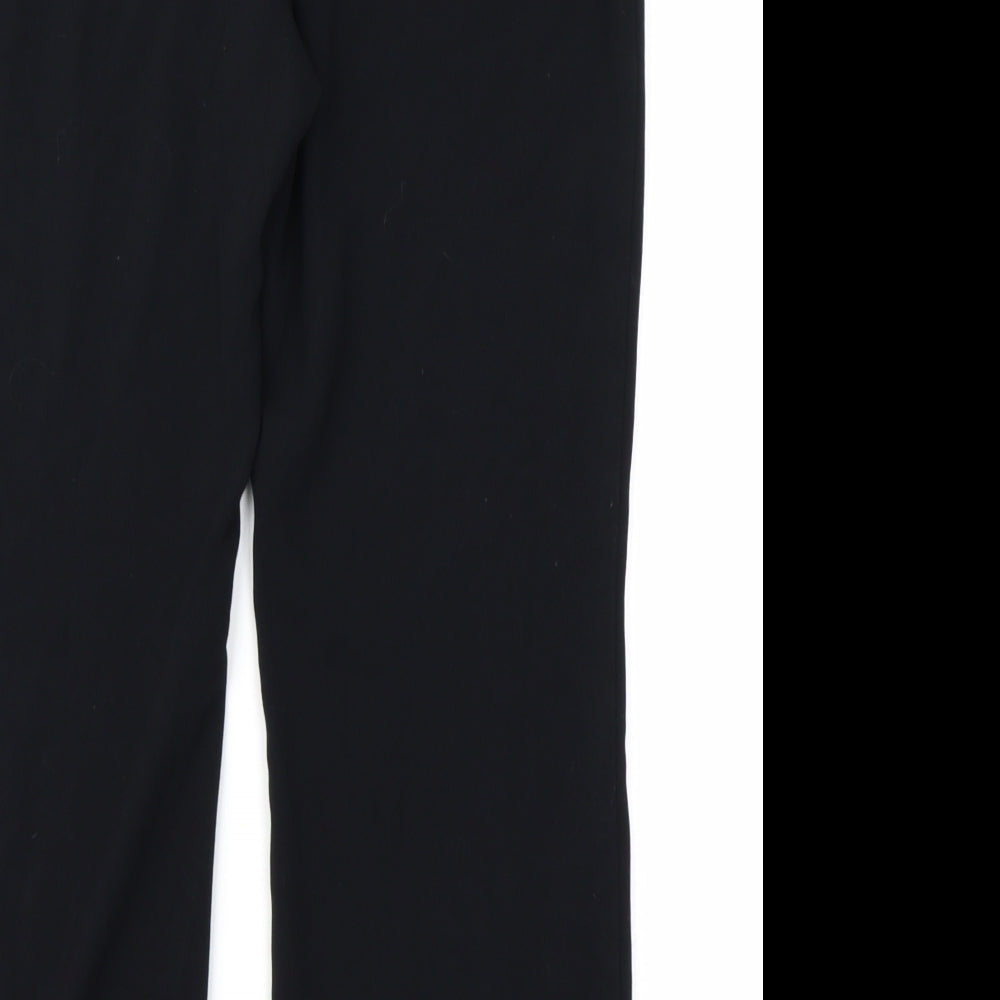 M&S Woman Womens Black   Trousers  Size 12 L24 in