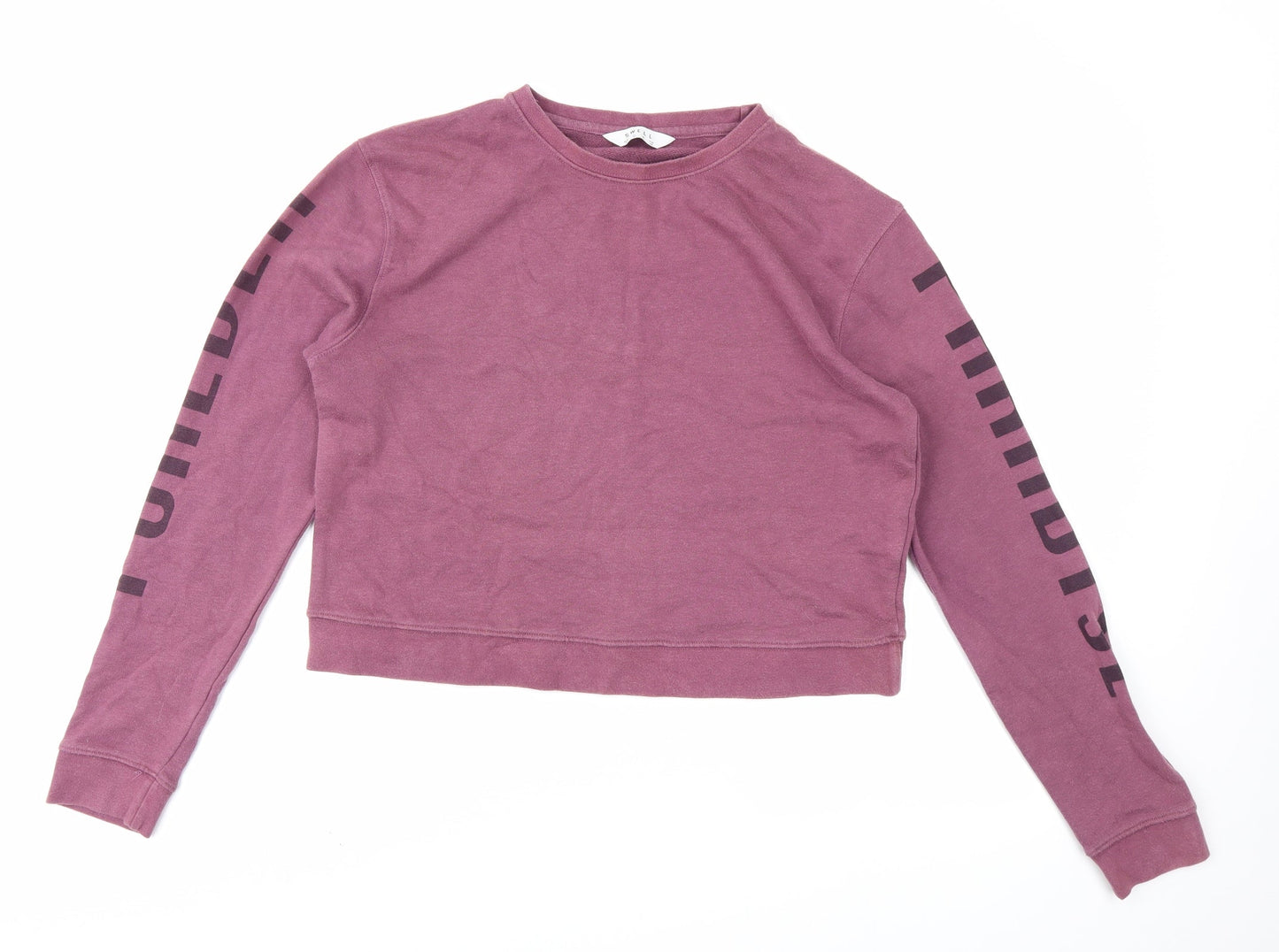 SWELL Womens Purple   Pullover Sweatshirt Size 10