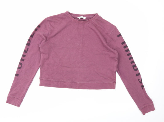 SWELL Womens Purple   Pullover Sweatshirt Size 10