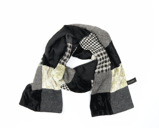 Accessorize Womens Black Check   Scarf
