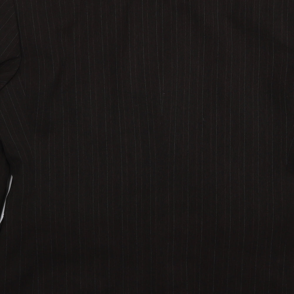 Taylor & Wright Mens Brown Striped  Jacket Blazer Size 38